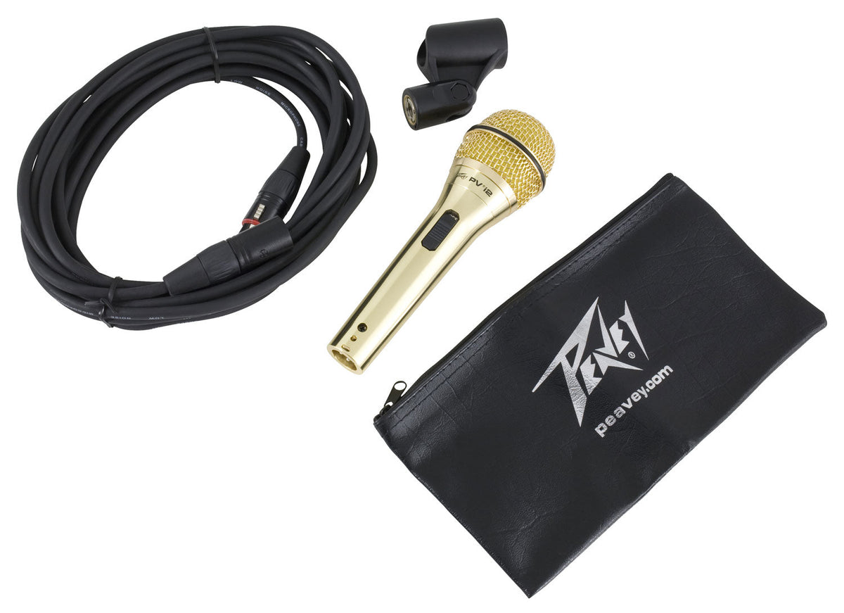 Peavey PV®i 2 Dynamic Vocal Microphone with XLR Cable - Gold