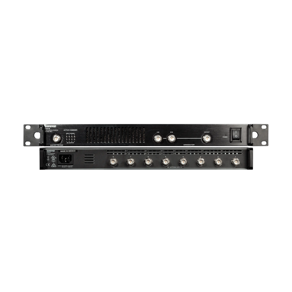 Shure PA821B - PSM Active Antenna Combiner for use with up to 8 Systems - product view 1
