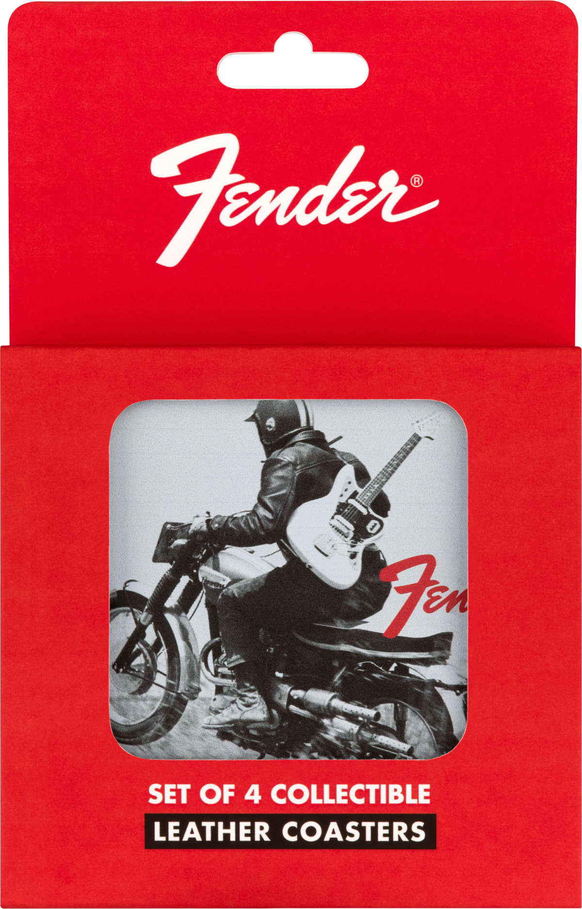 Fender™ - Vintage Ads 4-Pk Coaster Set, Black and White