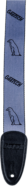 Gretsch® Gray Penguins Strap, Black
