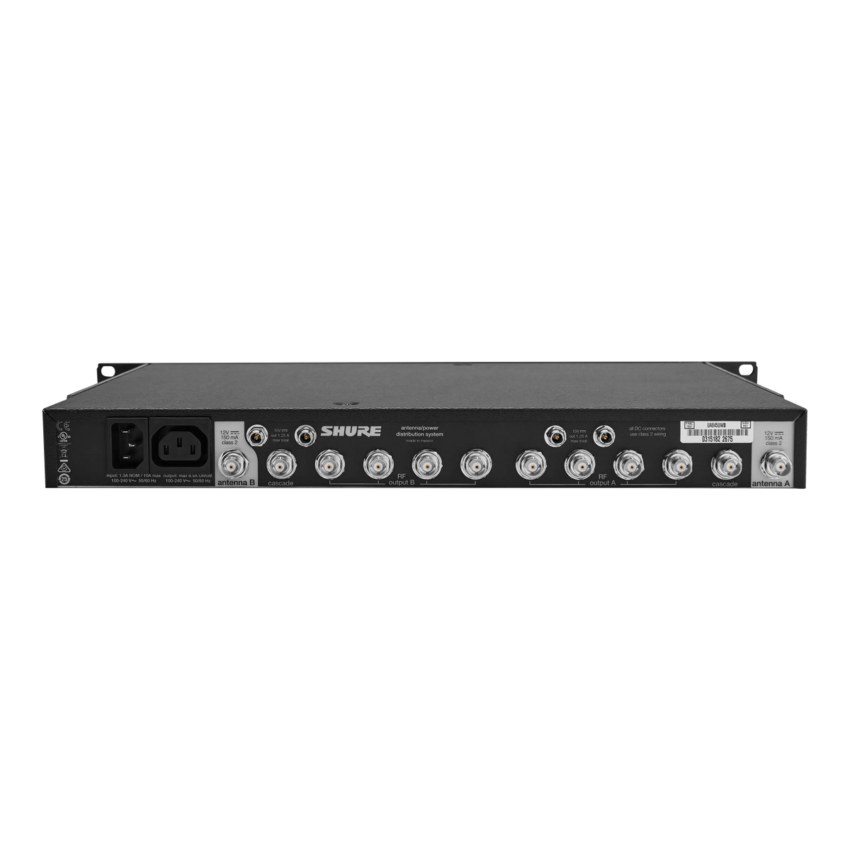 Shure UA845UWB - 5 Way Active Antenna System for BLXR/SLX/QLXD/ULXD/UR - product view 2