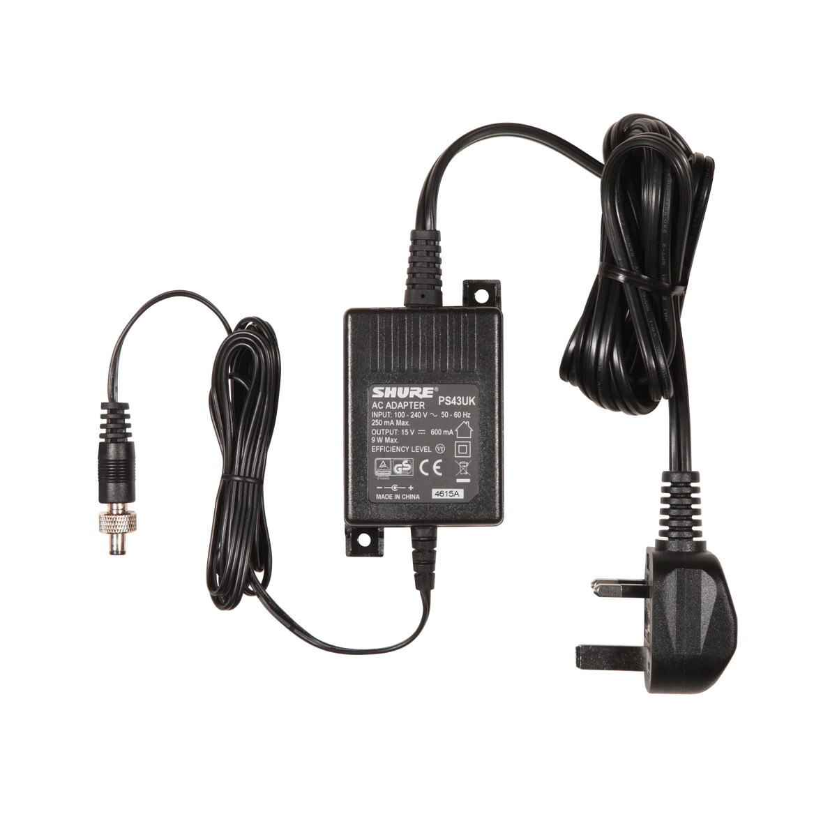 Shure PS43US - 100-240VAC Power Supply for GLXD4/ULXP4/ULXD4/P9T - product view 3