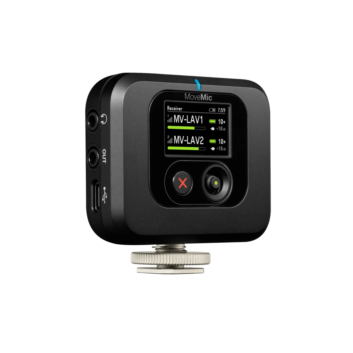 Shure MV-R-Z7 - MoveMic Plug-In Receiver - Shoe Mountable - product view 1
