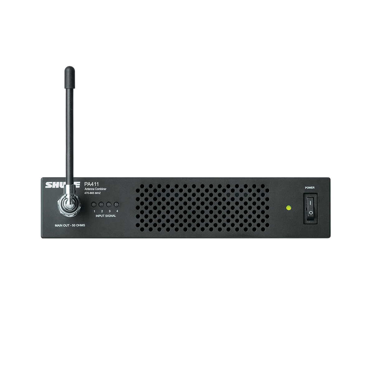 Shure PA411 - PSM300 Antenna Combiner for use with up to 4 Systems - product view 1
