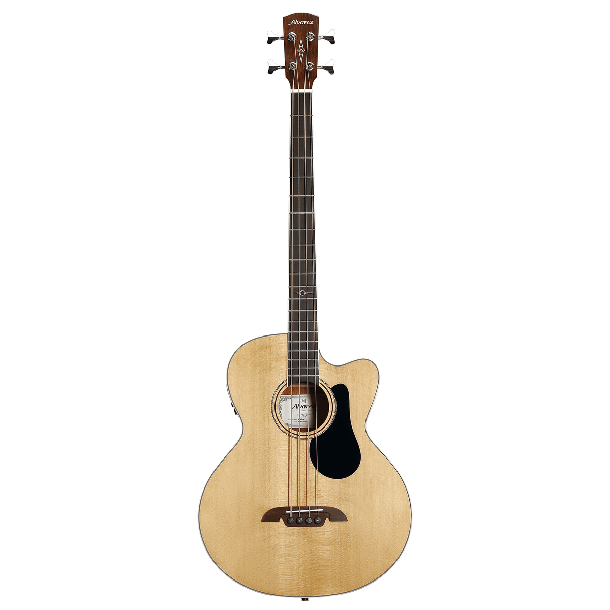 Alvarez AB60CE — Acoustic Bass with Cutaway/Pickup - Natural Gloss