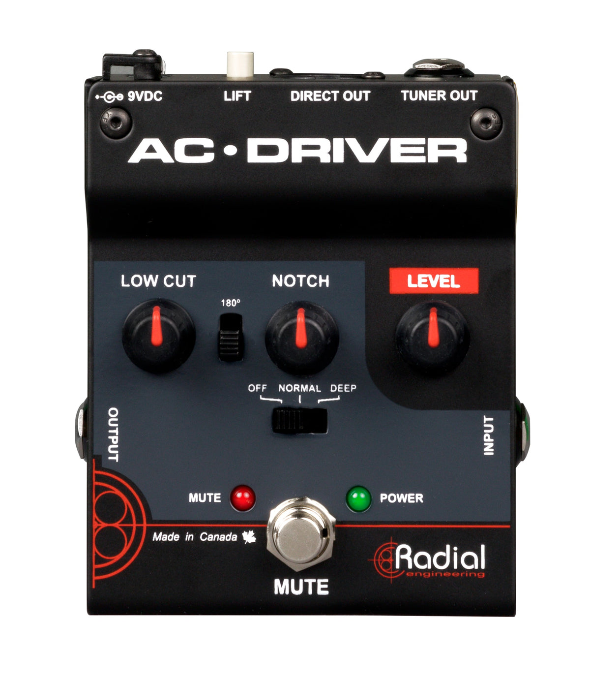 Radial AC Driver - Compact Acoustic Preamp - product view 1