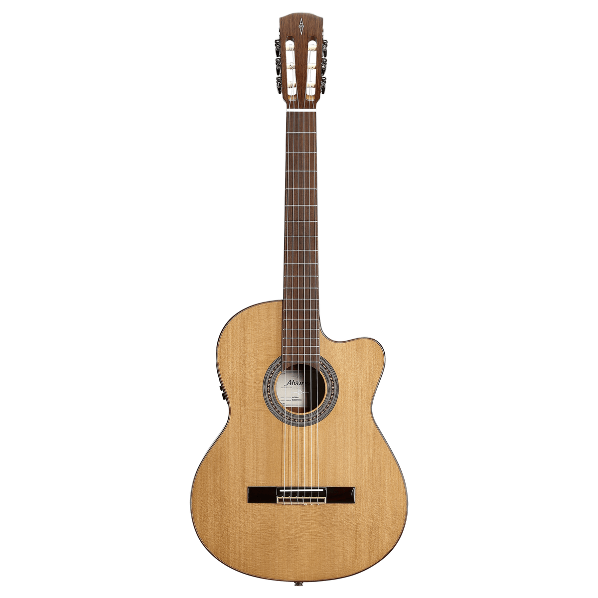 Alvarez AC65CE — Classical Guitar with Cutaway/Pickup - Natural Gloss