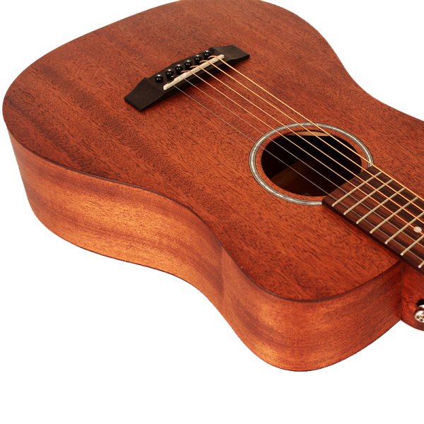 Cort - AD Mini M All Mahogany Acoustic Guitar With Gig Bag, Open Pore