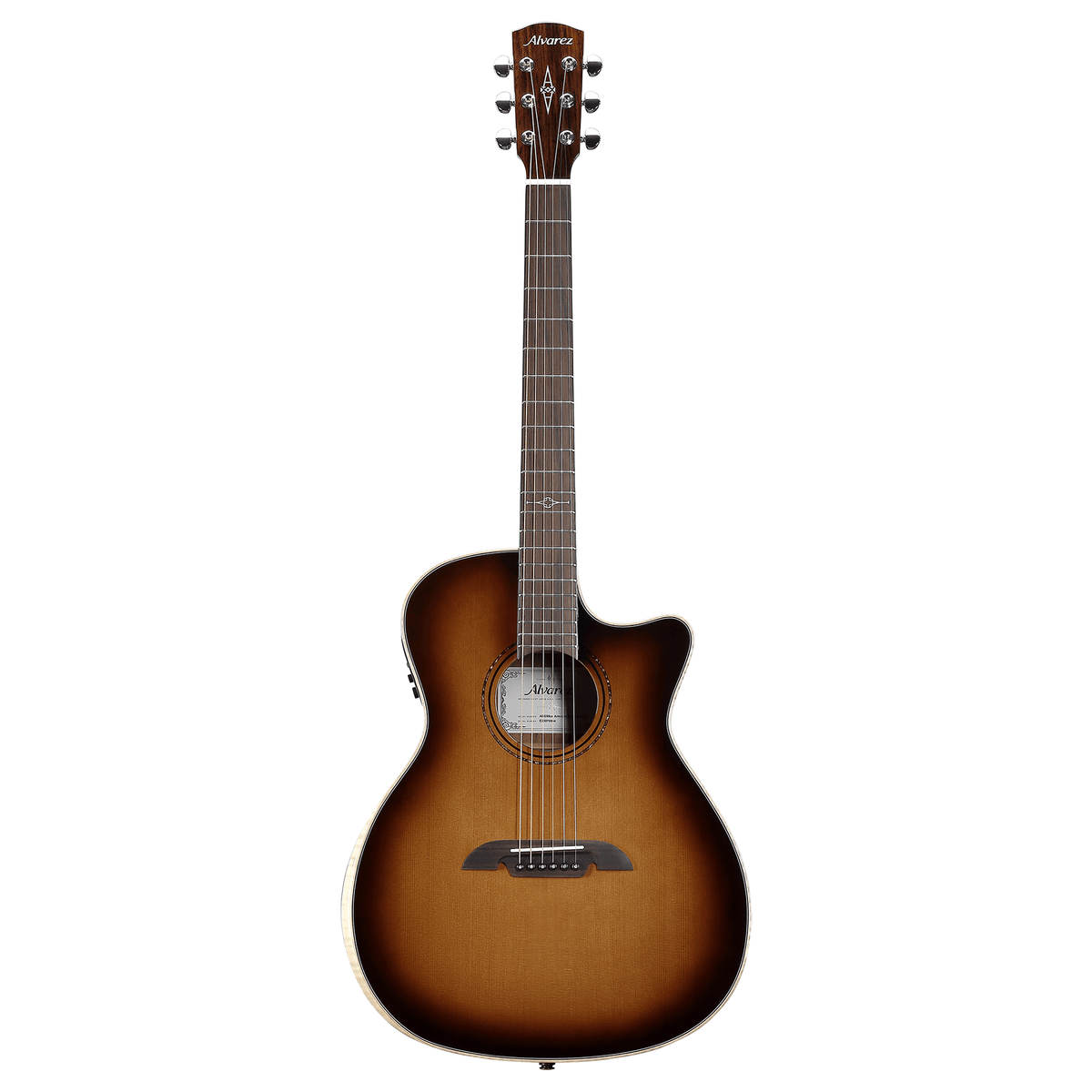 Alvarez AEG99CE-ARMREST-SHB — Grand Auditorium Guitar with Armrest & Cutaway/Pickup - Shadowburst