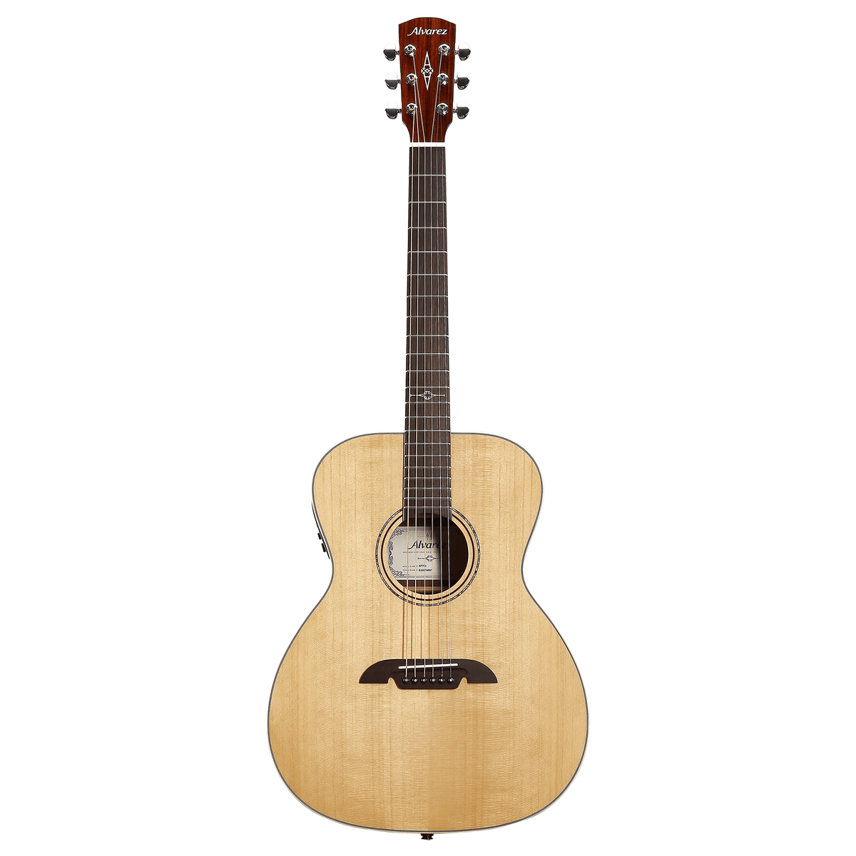 Alvarez AF70E — Folk/OM Guitar with Pickup - Natural Gloss