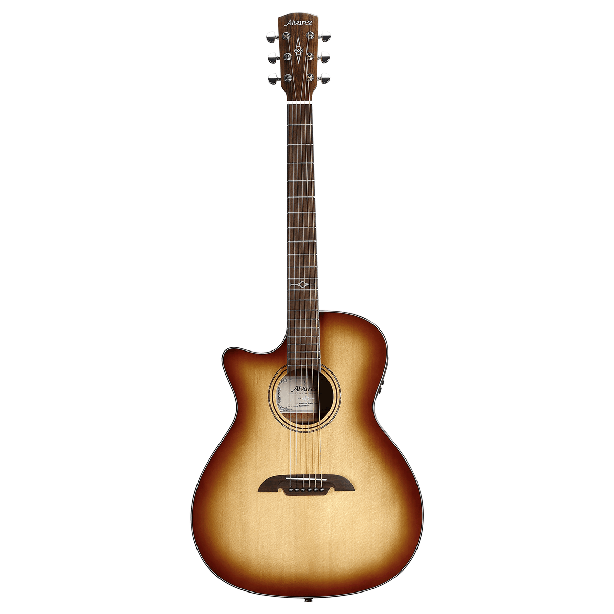 Alvarez AG60LCE-SHADOWBURST — Grand Auditorium (Left-Hand) Guitar with Cutaway/Pickup - Shadowburst
