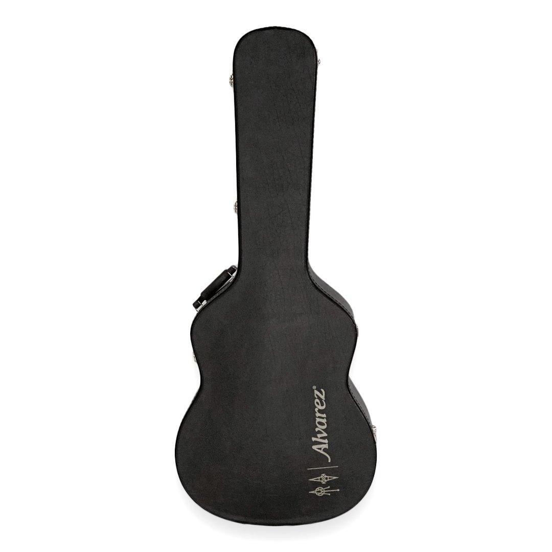 Alvarez AVZ-HSCASE-BRN-F — Hardshell Guitar Case (Brown Tolex) for Folk/OM
