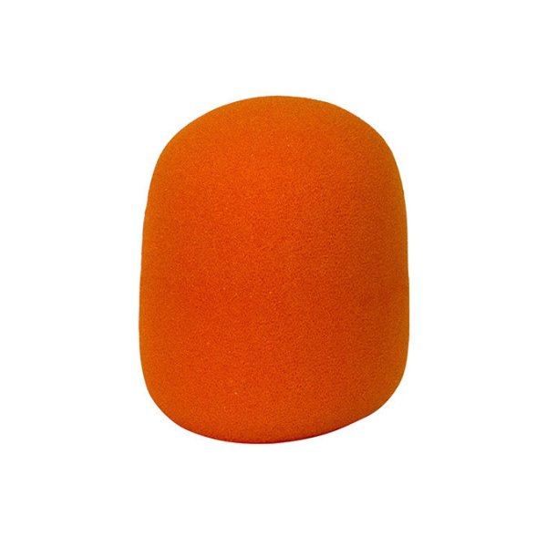 On-Stage ASWS58-O - Foam Microphone Windscreen, Orange