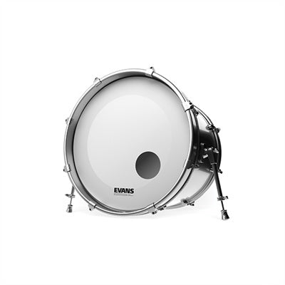 Evans - EVANS EQ3 Resonant Coated White Bass Drum Head, 18 Inch