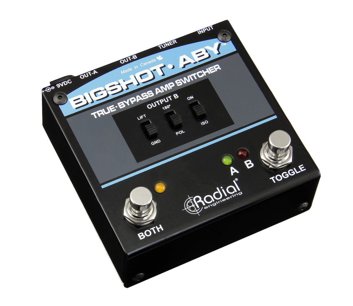 Radial BigShot ABY - True-Bypass Switcher - product view 2