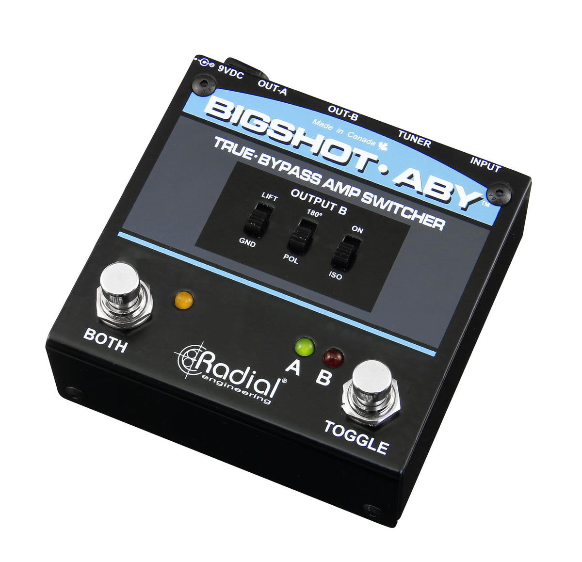 Radial BigShot ABY - True-Bypass Switcher - product view 3