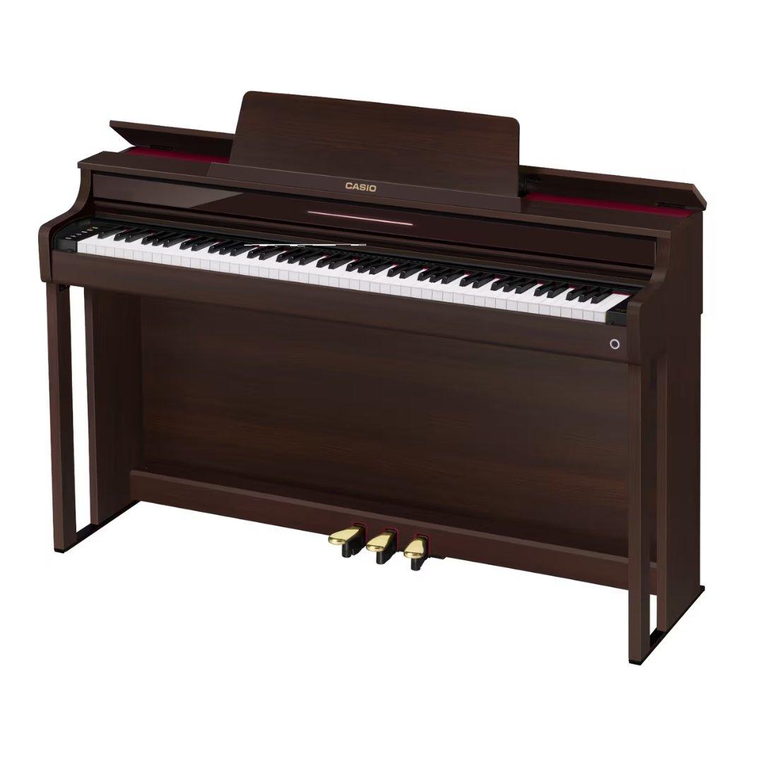 Casio AP-550BN CELVIANO 88-Key Digital Piano with 26 Tones & Bench - Brown