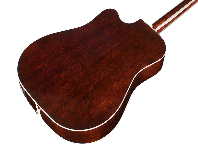 Guild WESTERLY D-140CE ATB - Dreadnought Single Cutaway Acoustic Guitar - Antique Burst Gloss
