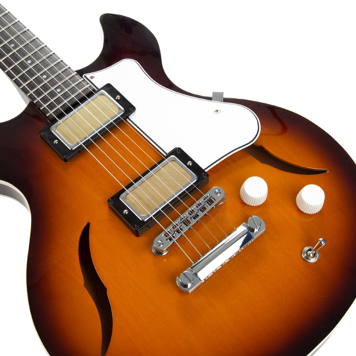 Harmony Comet Electric Guitar with Case - Sunburst - product image 3