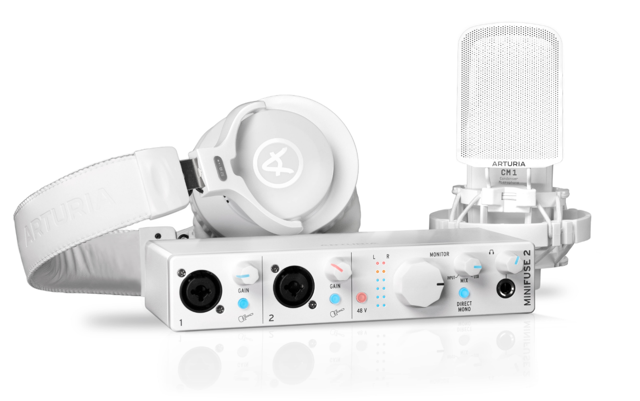 Arturia - MiniFuse 2 Recording Pack With Audio Interface and Headphones