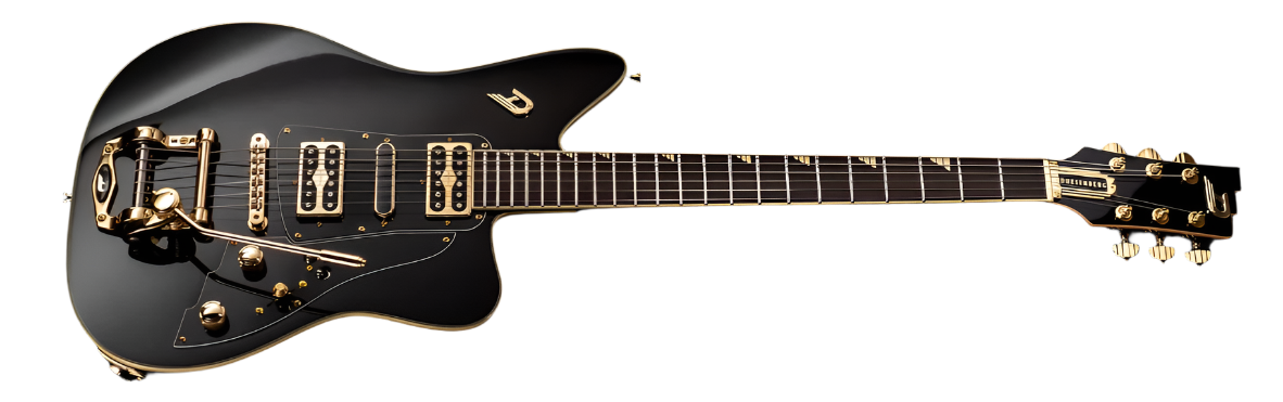 Duesenberg - Paloma Custom Guitar w/ Case - Black