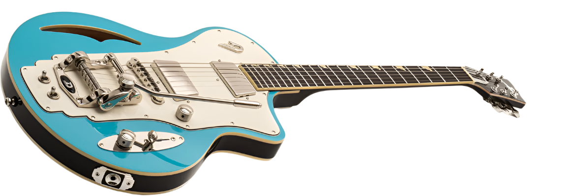 Duesenberg - Julia Guitar with Tremolo & Case - Narvik Blue