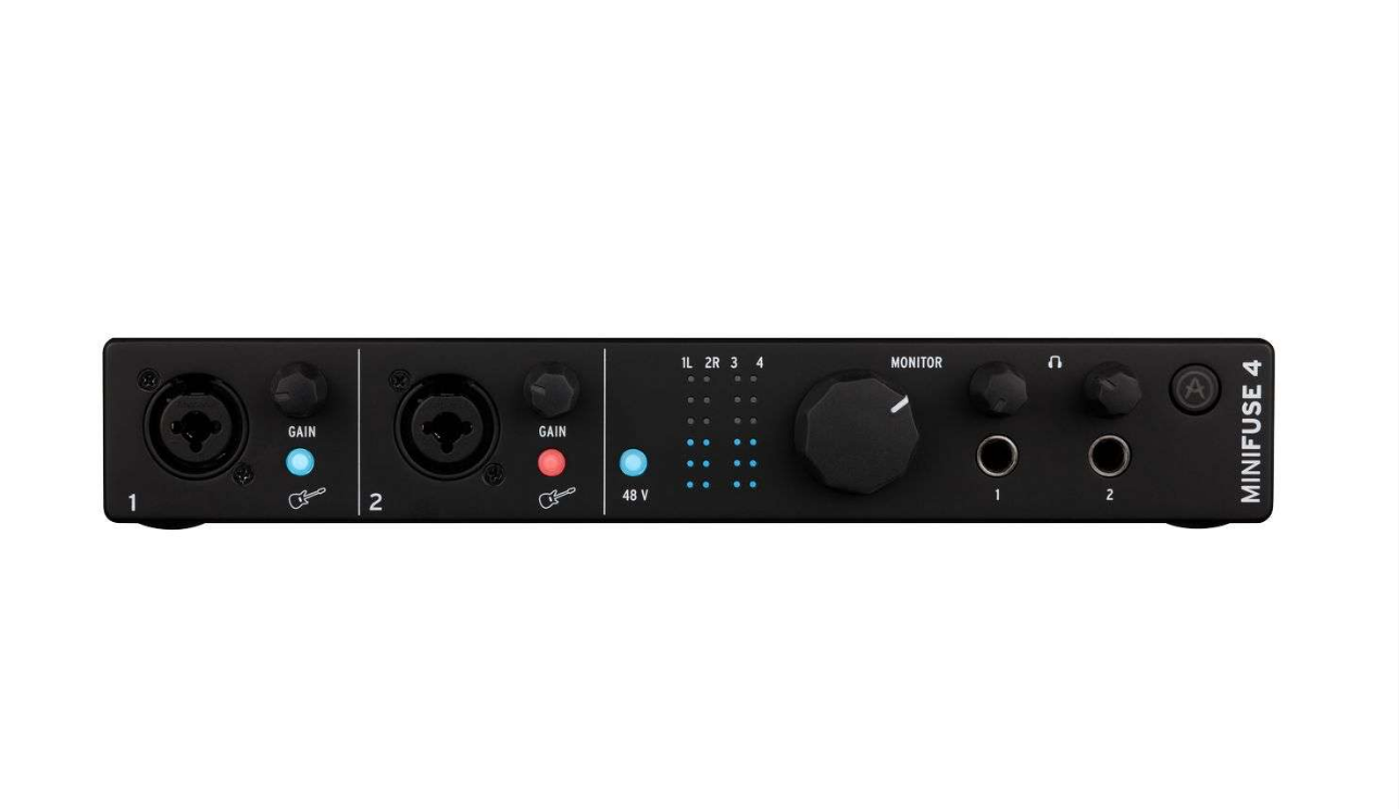 Arturia - MiniFuse 4 USB-C Audio Interface, Black