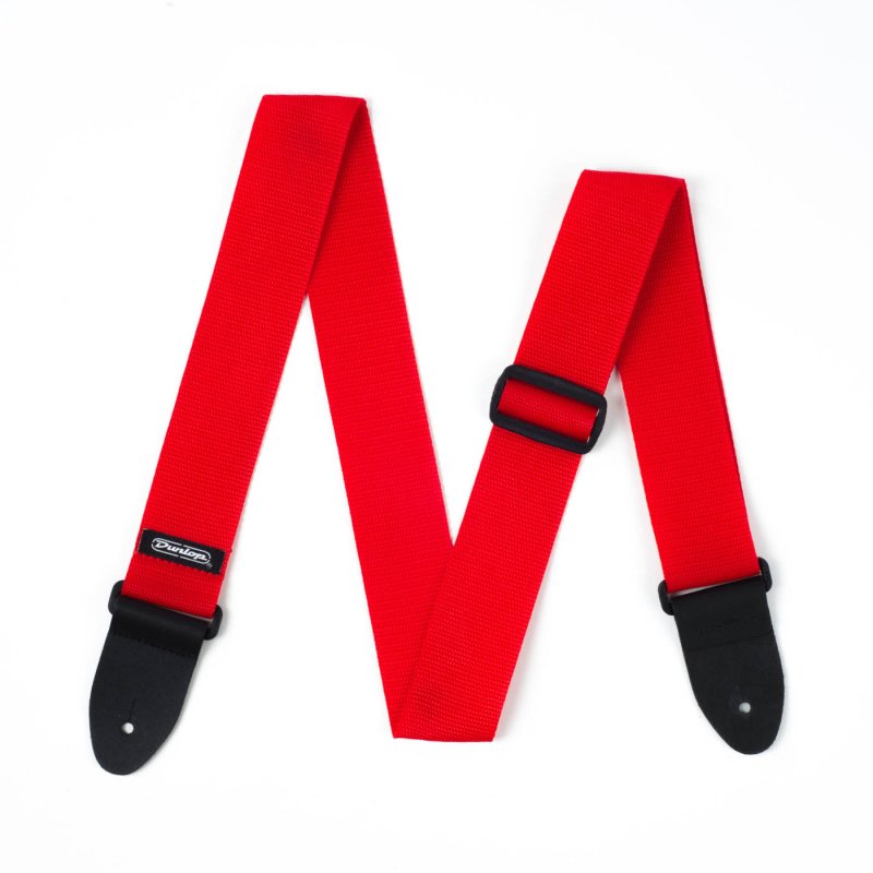 Dunlop - Red Poly Guitar Strap
