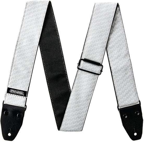 Dunlop - Jacquard Cube Hatch Light Grey Strap