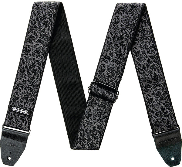 Dunlop - Jacquard Black Thistle Strap