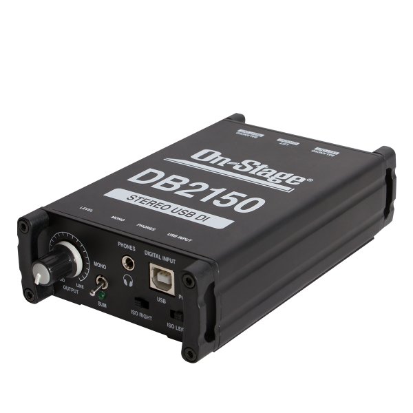 On-Stage DB2150 - Passive Stereo USB DAC - Direct Box