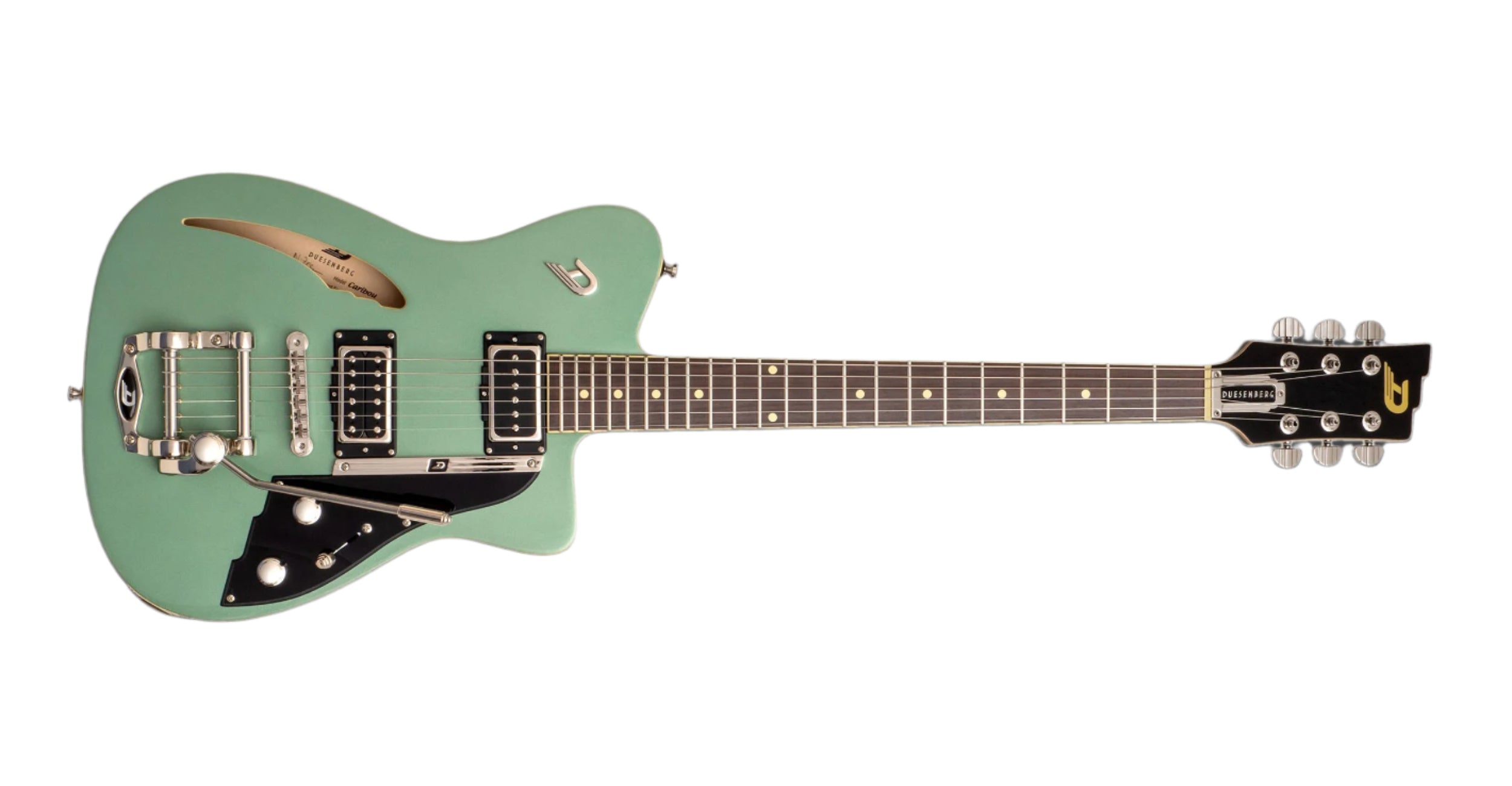 Duesenberg - Caribou Guitar with Tremolo & Gig Bag Catalina Harbor Green