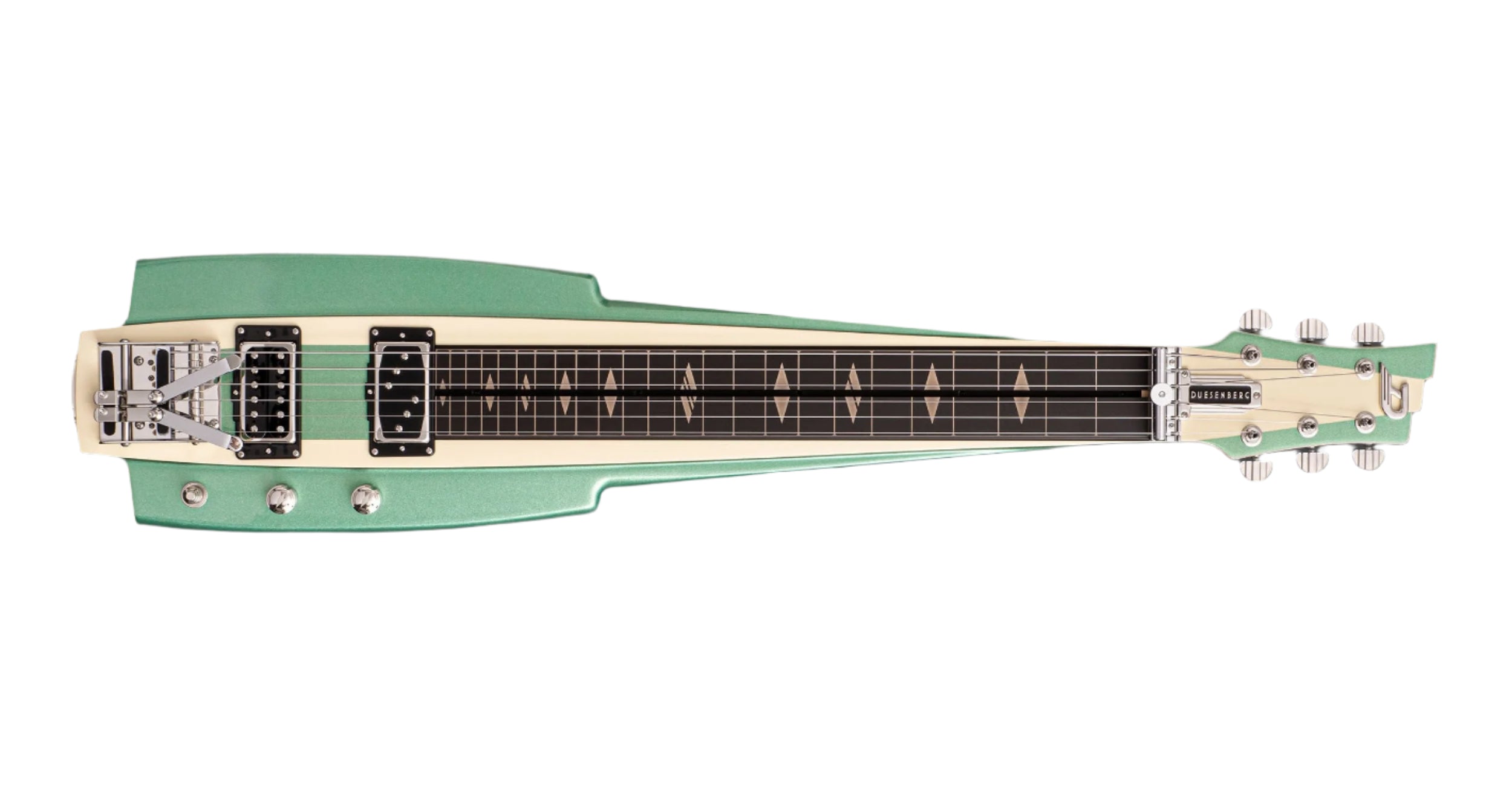 Duesenberg - Fairytale Lap Steel Guitar w/Case - Harbor Green & White