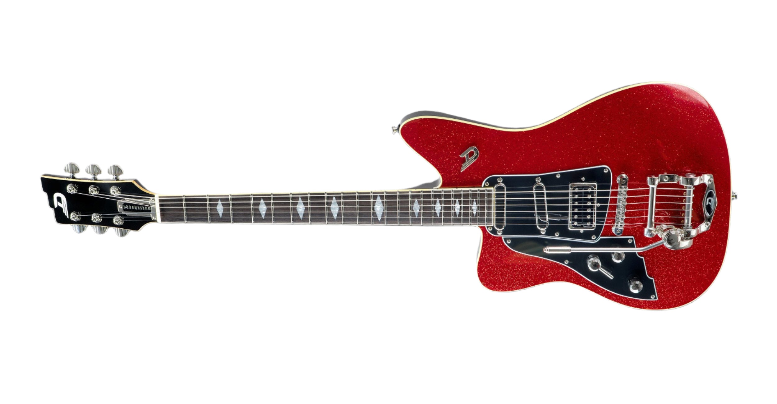 Duesenberg - Paloma Guitar (Left-Hand) with Gig Bag - Red Sparkle