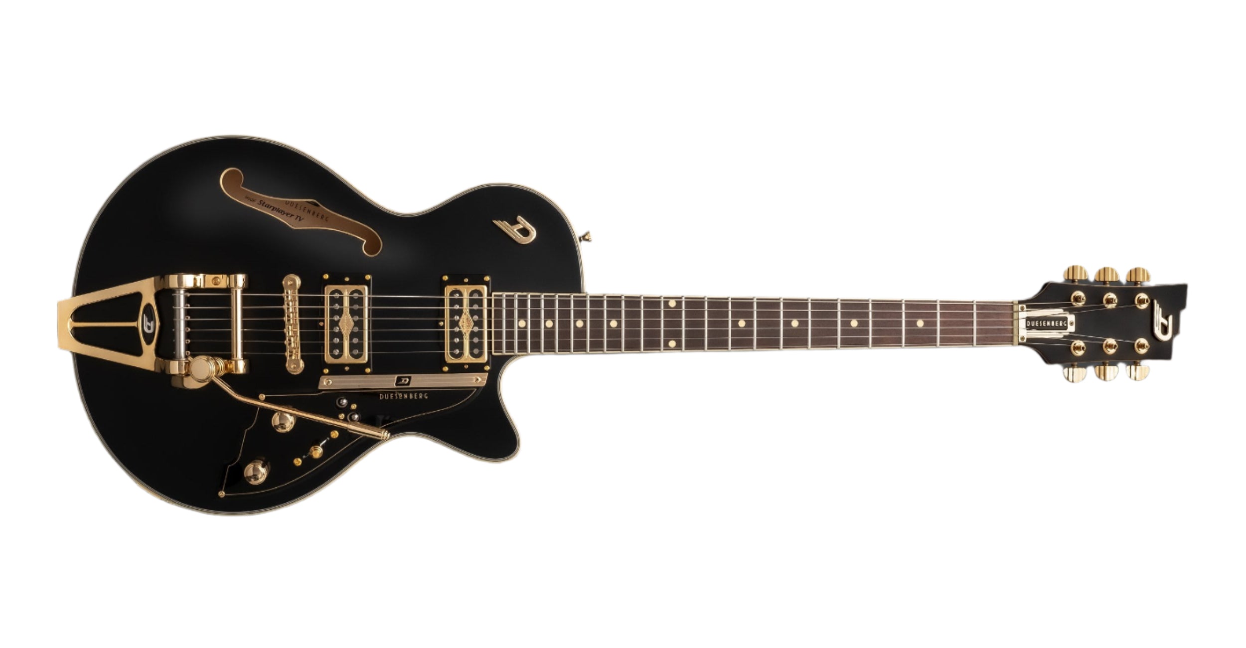 Duesenberg - Starplayer TV Guitar w/ Case - Black Velvet