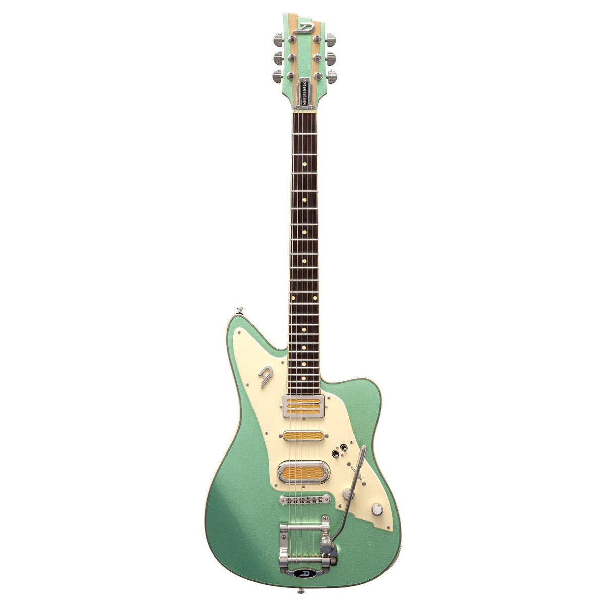 Duesenberg Bros Landreth Joey Signature Electric Guitar - Manitoba Green – full-length front view