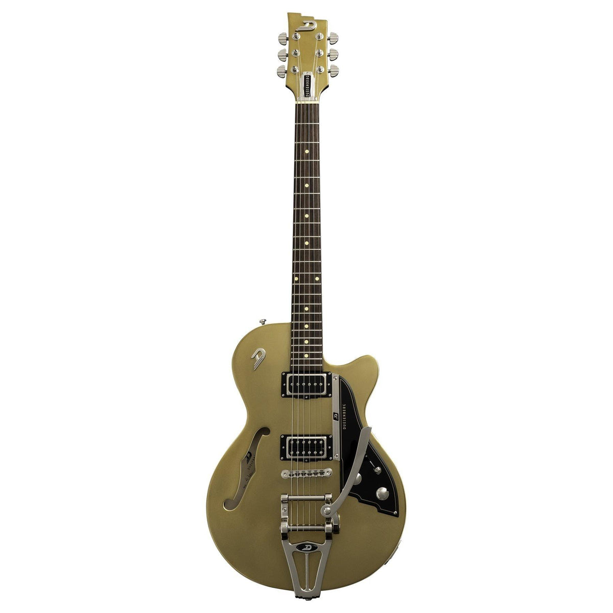 Duesenberg Starplayer CBR Hanover Gold Electric Guitar - Ltd Edition – full-length front view