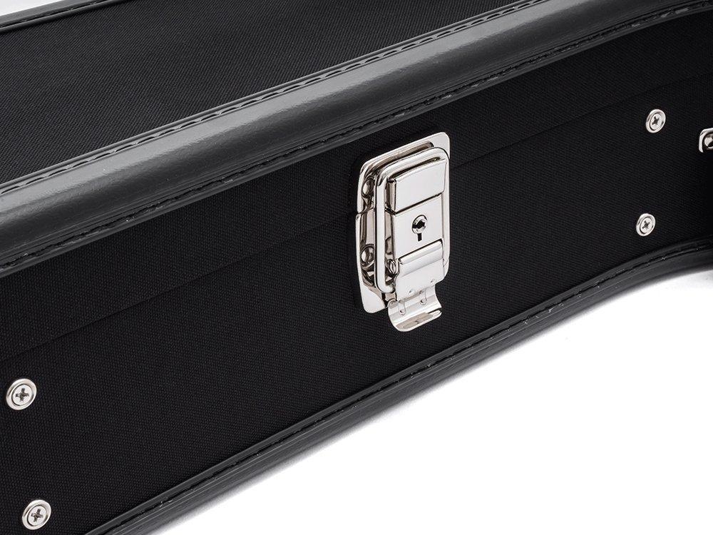 Duesenberg Custom Line case series – latch and reinforced edge detail