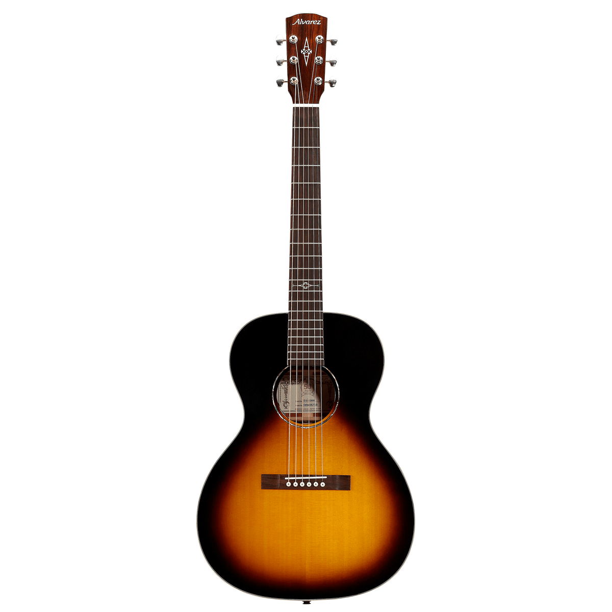 Alvarez DELTA00E-SUNBURST — 14-Fret Parlor Guitar with Pickup - Sunburst Gloss