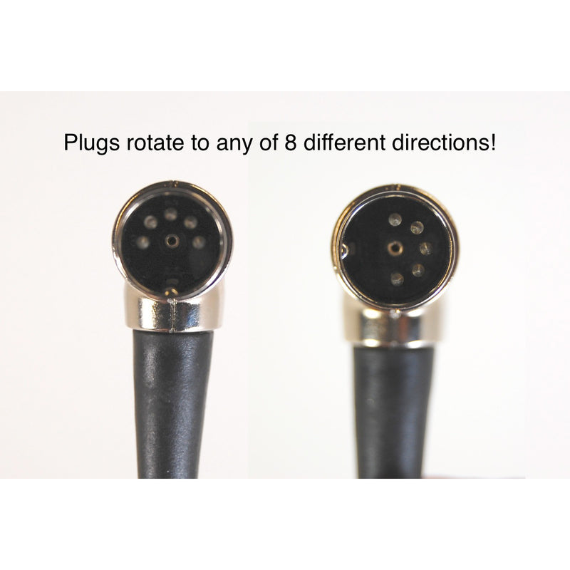 Disaster Area Best-Tronics Right-Angle MIDI Cable Length: 1ft.