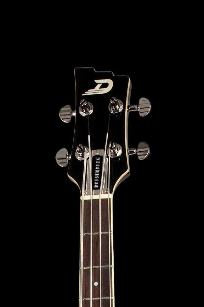 Duesenberg Triton Long-Scale Bass - Black – headstock detail