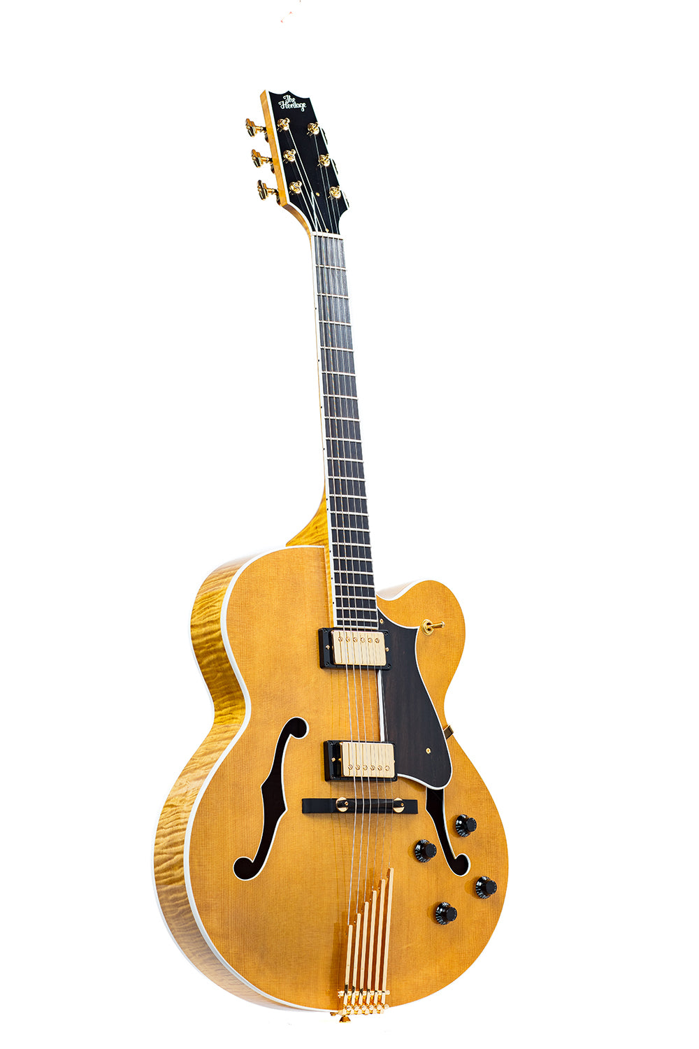 Heritage Standard Eagle Classic Hollow Guitar - Antique Natural - front view