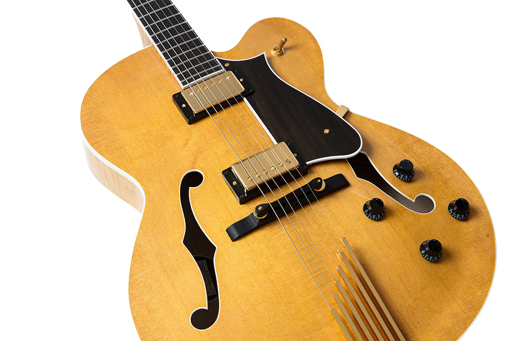 Heritage Standard Eagle Classic Hollow Guitar - Antique Natural - front view