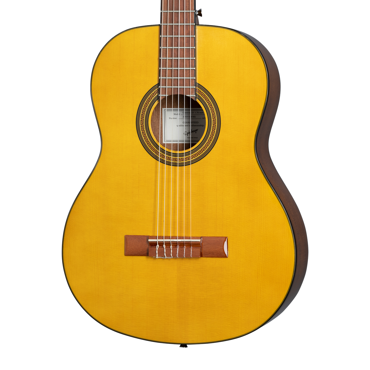 Epiphone Classical E1 (Nylon; 1.75" nut), Antique Natural — additional view