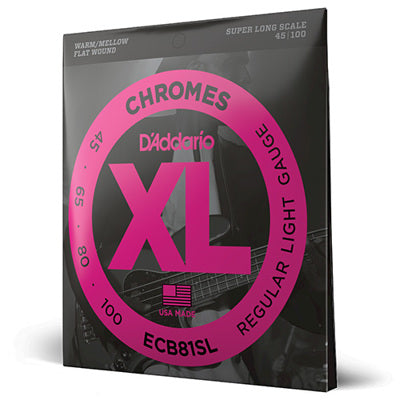 D'addario - SET BASS CHROMES 45-100 SL