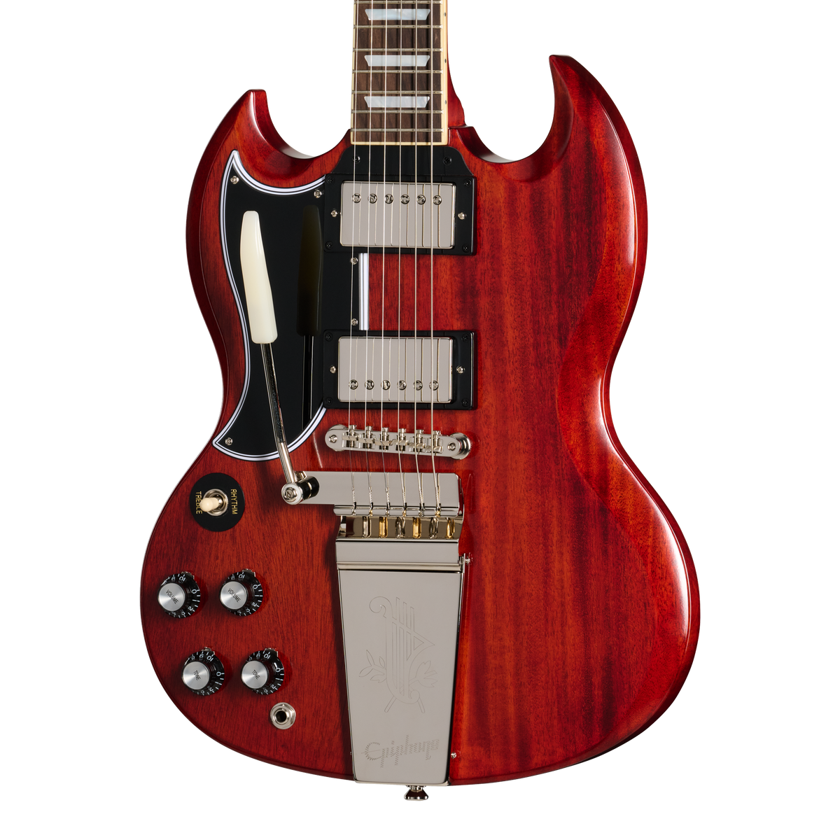 Epiphone IGC 1964 SG Standard Reissue With Maestro Vibrola, Left-Handed, Cherry Red — additional view