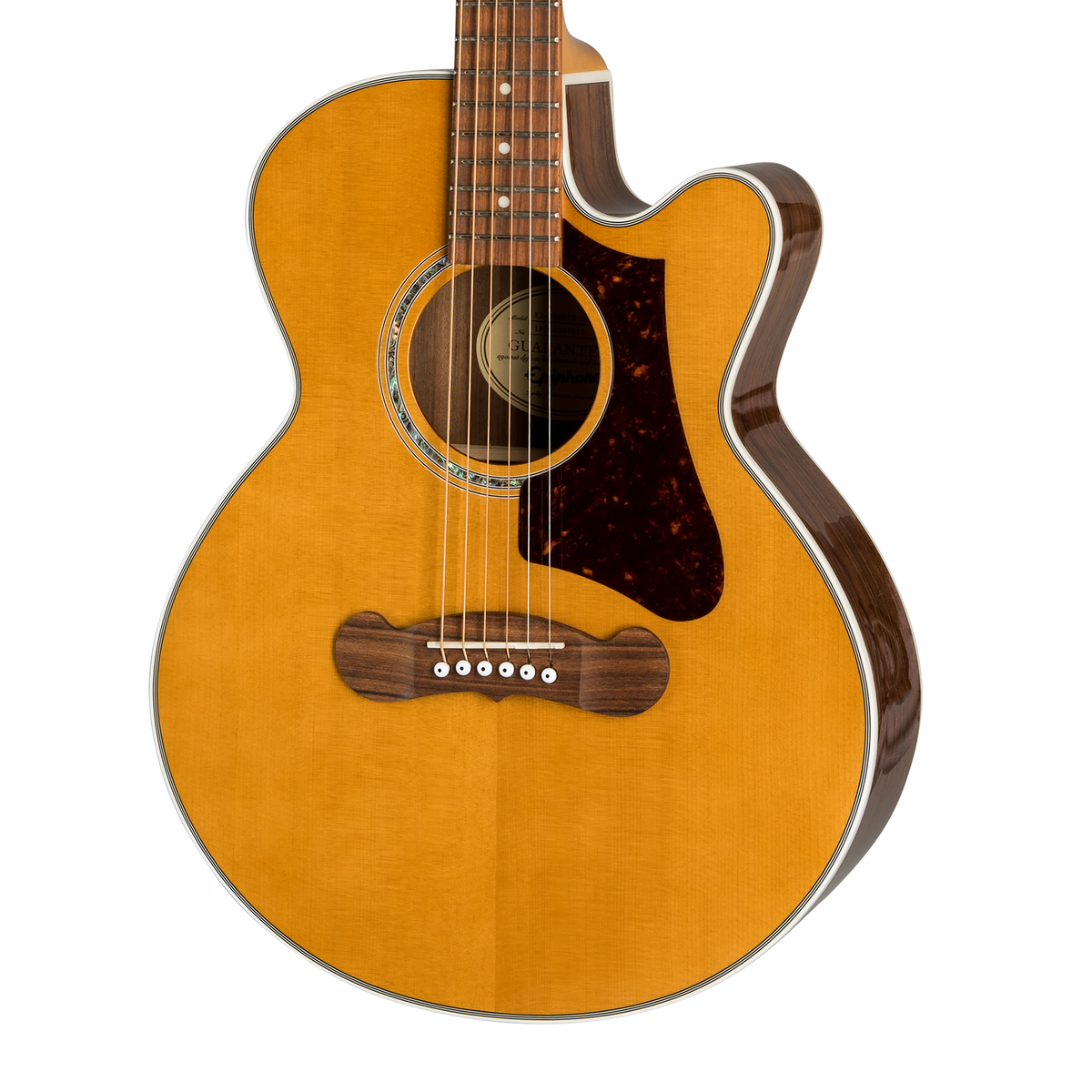Epiphone J-200 Studio Parlor EC, Vintage Natural — additional view