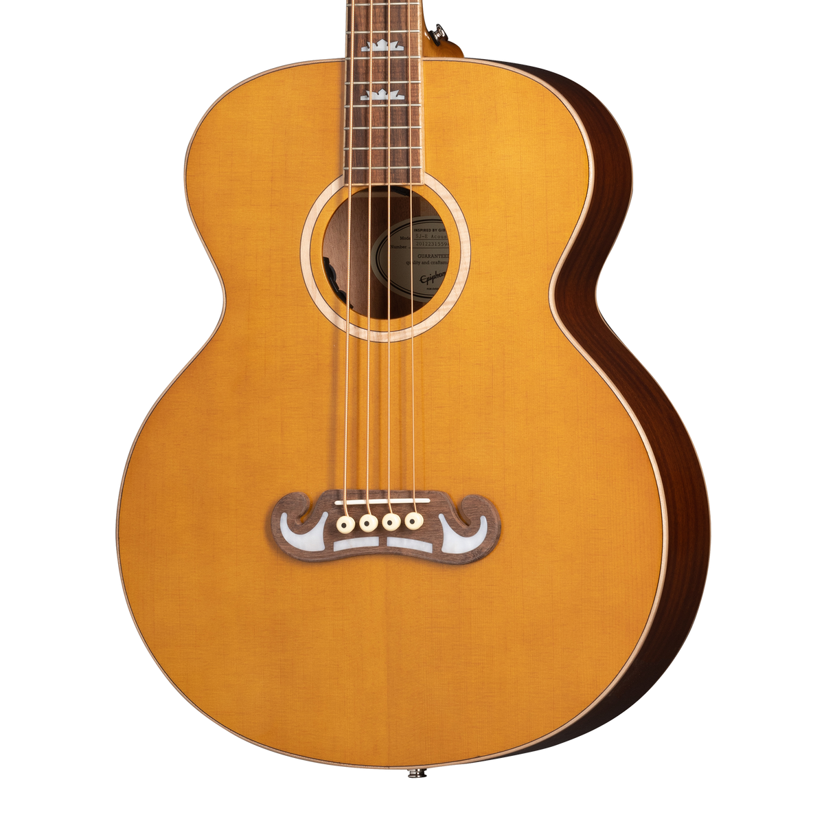 Epiphone El Capitan J-200 Studio Bass, Aged Vintage Natural — additional view