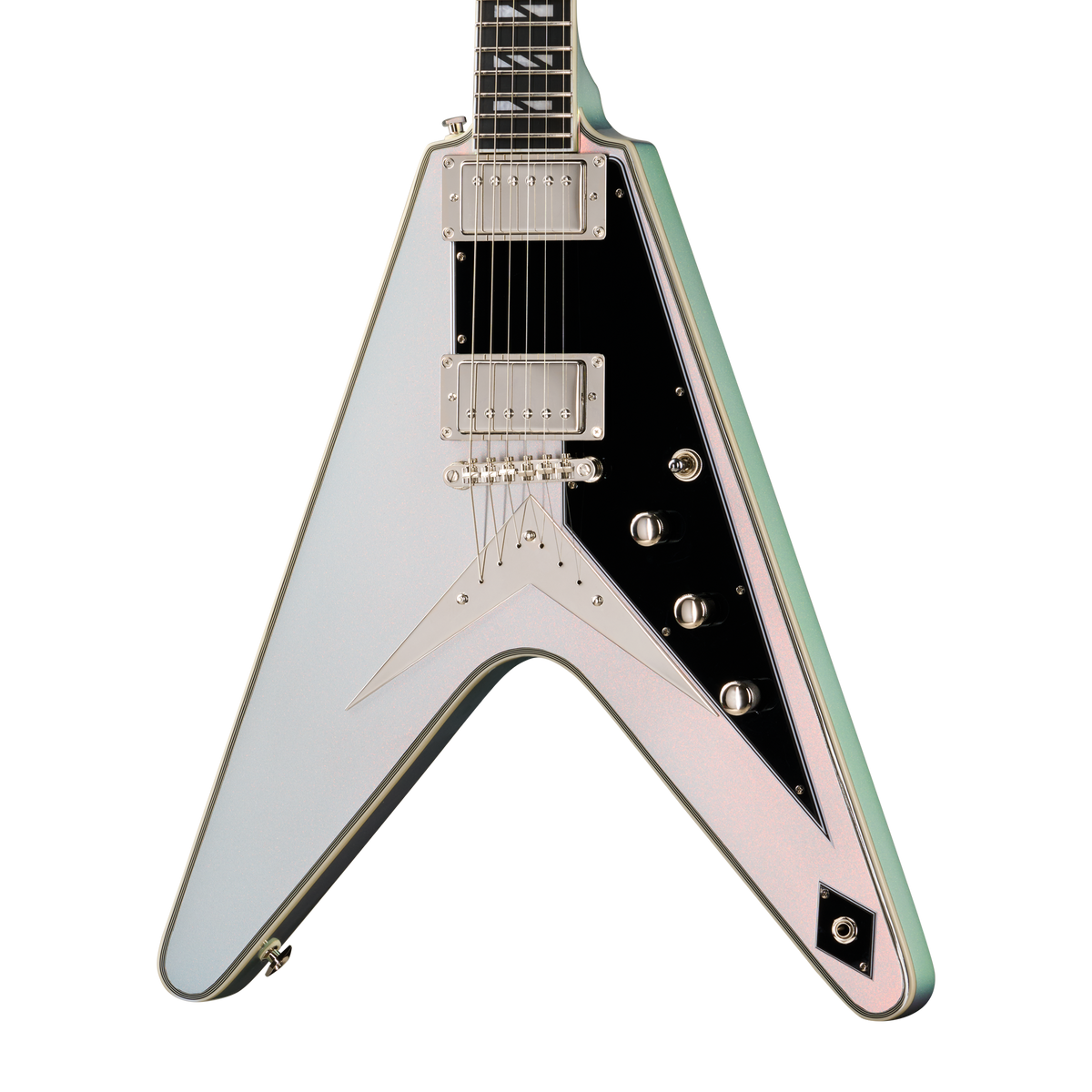 Epiphone Futura Flying V Custom, Quicksilver Shift — additional view