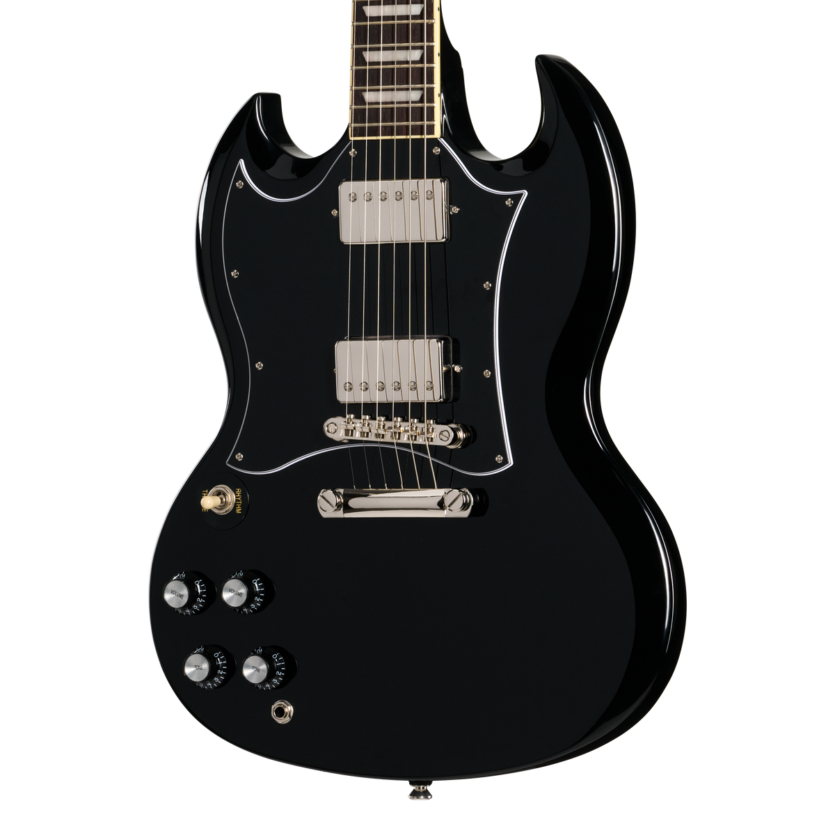 Epiphone SG Standard, Left-Handed, Ebony — Rosewood Fingerboard — additional view